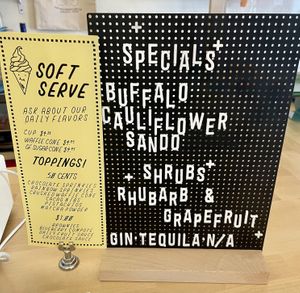 Counter   at Golden Goods Sandwich & Bake Shop in Hood River