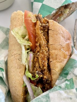 Po’ Boy   at Golden Goods Sandwich & Bake Shop in Hood River