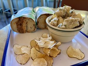   at Golden Goods Sandwich & Bake Shop in Hood River