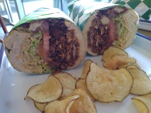  at Golden Goods Sandwich & Bake Shop in Hood River