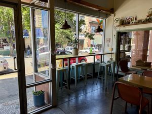 Shop front   at Golden Goods Sandwich & Bake Shop in Hood River