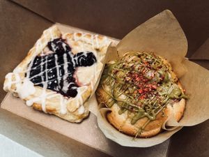 delicious baked things  at Golden Goods Sandwich & Bake Shop in Hood River