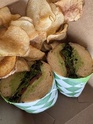   at Golden Goods Sandwich & Bake Shop in Hood River