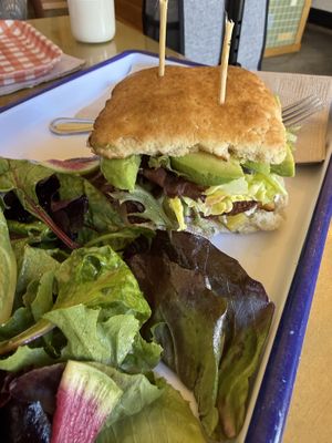 Breakfast Sando  at Golden Goods Sandwich & Bake Shop in Hood River