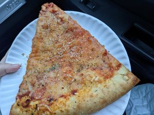 Cheese slice at Squatcho's in Rochester