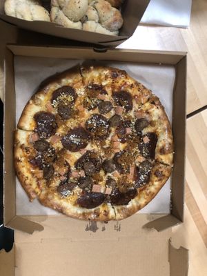 Satriale’s pizza   at Squatcho's in Rochester