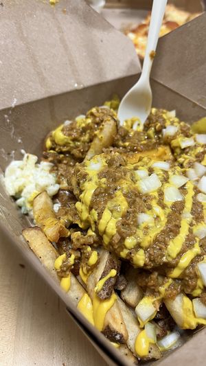 Garbage Plate was just the way I remembered it.  at Squatcho's in Rochester