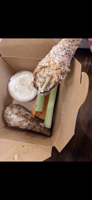 Garlic Parm wings at Squatcho's in Rochester