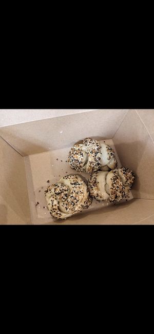 Everything garlic knots at Squatcho's in Rochester