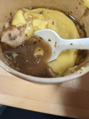 French onion soup at Squatcho's in Rochester