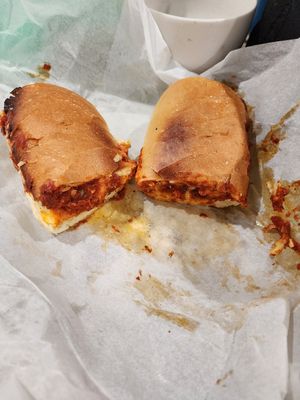 Meatball sub at Squatcho's in Rochester