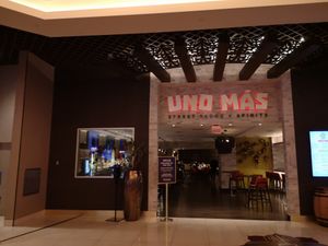 Outside at Uno Mas Street Tacos + Spirits in Las Vegas