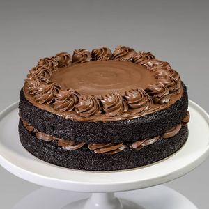 PLANT BASED CHOCOLATE CAKE 
Double layer plant-based chocolate cake with plant-based chocolate cream cheese frosting                                   at Constant Craving Cakes in West Gosford