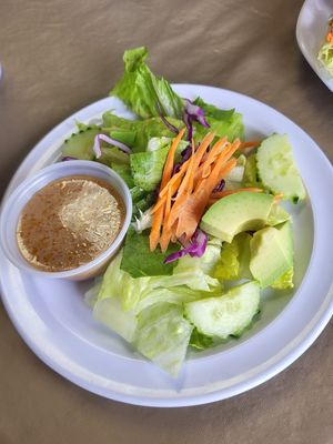 salad at Racha Noodle in Redding