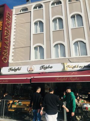   at Falafel Tayba in Istanbul
