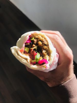   at Falafel Tayba in Istanbul