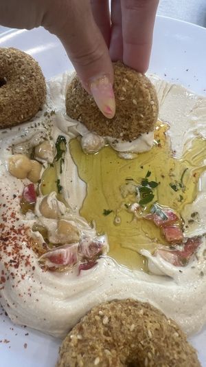   at Falafel Tayba in Istanbul