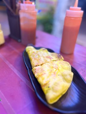 Grilled Rice Mix at Tiệm Chay Hoa Đà in Da Nang