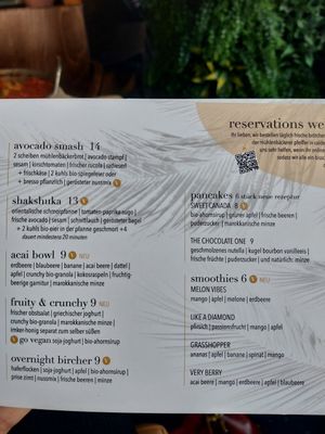 breakfast options at Cafe am Markt in Marburg