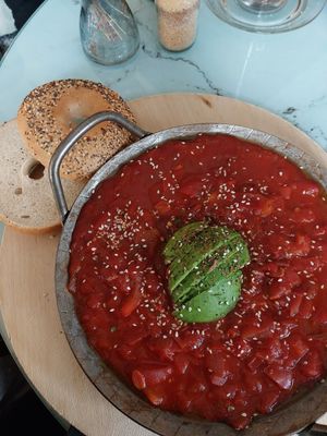 shakshuka at Cafe am Markt in Marburg