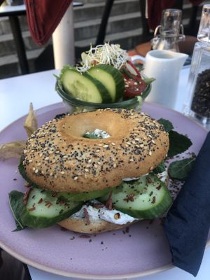 Bagel  at Cafe am Markt in Marburg