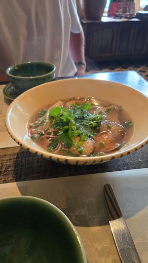Phó at Cāga Café & Restaurant in Hanoi