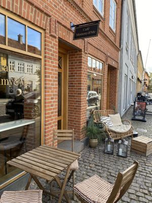 From outside  at Café Mommy & Me in Koege