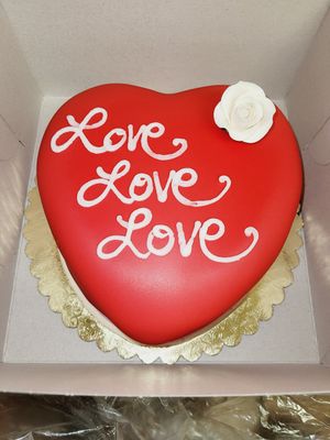 Special Valentine's Day Vegan Cake at The Sweet Art of Cake in Hayward