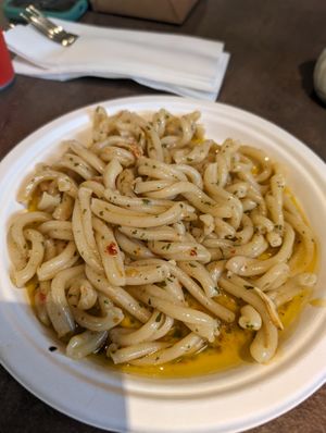 Vegan Aglio e Olio at Dai Viga Pasta Fresca E... in Bellagio