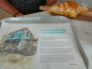 Croissant vegan at O Melhor Croissant Da Minha Rua - Guimarães II in Guimaraes