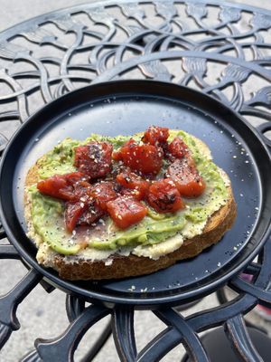 Delicious avocado toast!  at Kami's Samis in Ouray