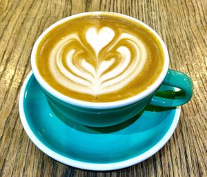 Oat latte at Common Grounds in Dubai