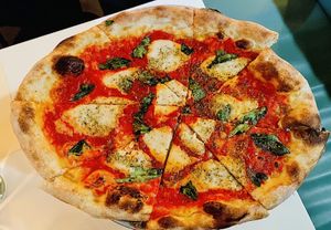 #1 CRUSH
Mozzarella, crushed tomato, oregano, basil (nuts)✨delicious  #Veganuary at Donna Jean - Sherman Oaks in Sherman Oaks