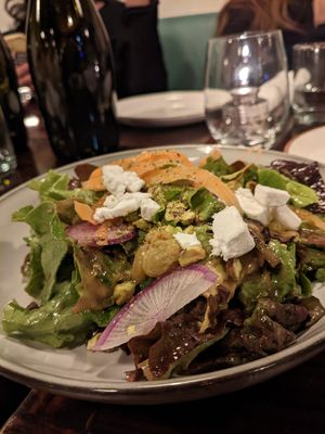 The really good salad. I got the small, but I should've gotten the full size cause every bite was sensational. at Donna Jean - Sherman Oaks in Sherman Oaks