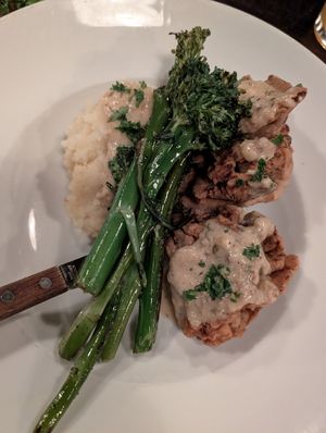 Chicken Fried Mushrooms Dinner at Donna Jean - Sherman Oaks in Sherman Oaks