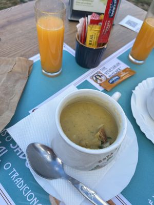   at O Moinho Terrace Cafe in Ribeira Grande