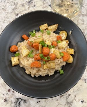 Fall risotto   at Plant Based Trace in Gainesville