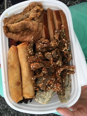 9/4/21 Pure City Appetizer Platter: Just Ok at Pure City in Pine Bush