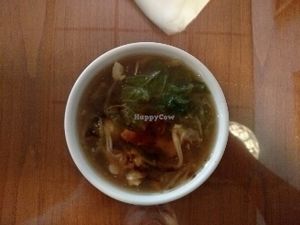 Hot and Sour Soup to die for 8)  at Pure City in Pine Bush