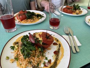 Stuffed tomato  at Pickles - Solférino in Lille