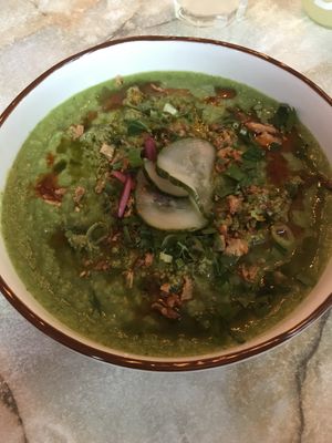 Green gazpacho    at Pickles - Solférino in Lille