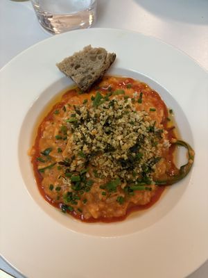 Risotto creme de poivron  at Pickles - Solférino in Lille