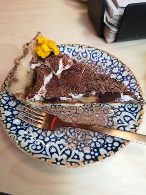 La tarta banoffee vegano at Lavaysalt in Gran Canaria