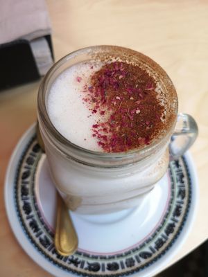 Chai latte at Lavaysalt in Gran Canaria
