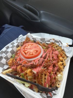 Trash Talker Fries  at The Dirty V in Apex