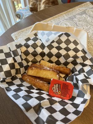 Vegan Brunch Takeout: French Toast Sticks  at The Dirty V in Apex