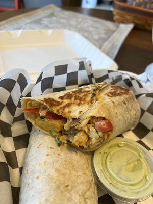 Vegan Burrito Goodness!  at The Dirty V in Apex