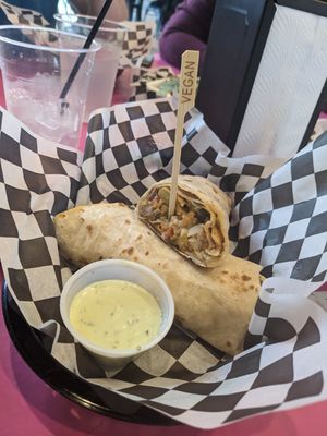 Breakfast burrito at The Dirty V in Apex