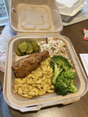 Southern Chick’n Plate  at The Dirty V in Apex