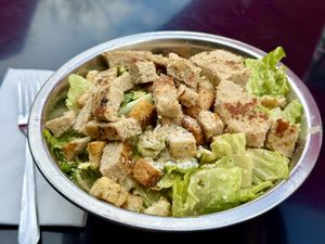 Caesar salad with grilled chicken  at The Dirty V in Raleigh